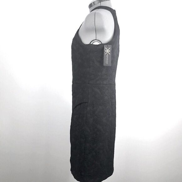 Kardashian Kollection Black Quilted Sleeveless Halter Dress NEW - Picture 3 of 15